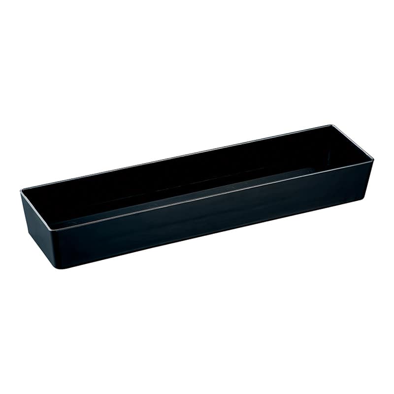 高岡健二商店 フラワーベース プラスチック 角水盤 ブラック F-5173 1個（ご注文単位1個）【直送品】
