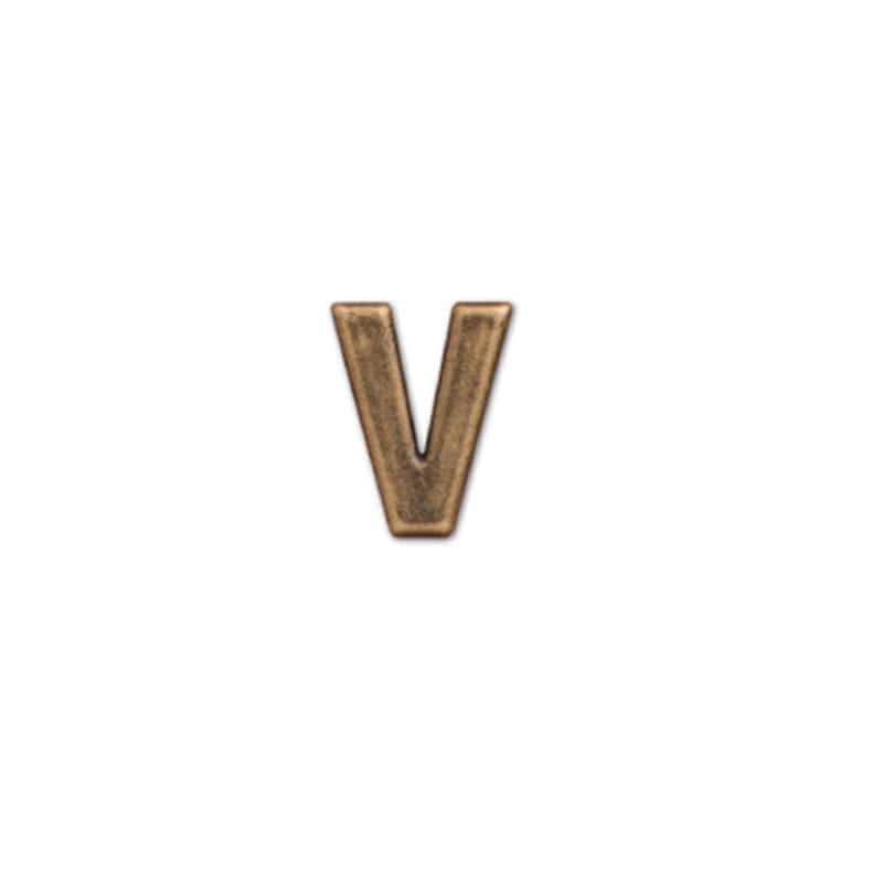 ポッシュリビング アルファベットパーツ V 62875 1個（ご注文単位10個）【直送品】