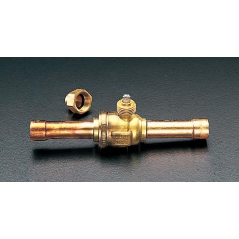 エスコ EA496-3 3/8”冷凍機用ボールバルブ 1個(ご注文単位1個)【直送品】