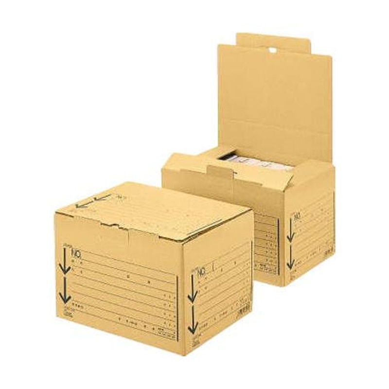 エスコ EA995BB-32B 436x341x292mm/A4文章保存箱(強化タイプ/10個 1個(ご注文単位1個)【直送品】