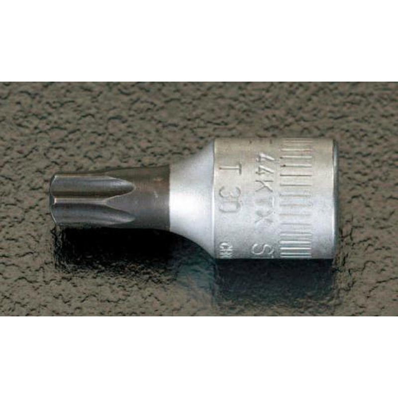 エスコ EA611BD-10 1/4”DRxT10［Torx]ビットソケット 1個（ご注文単位1個）【直送品】