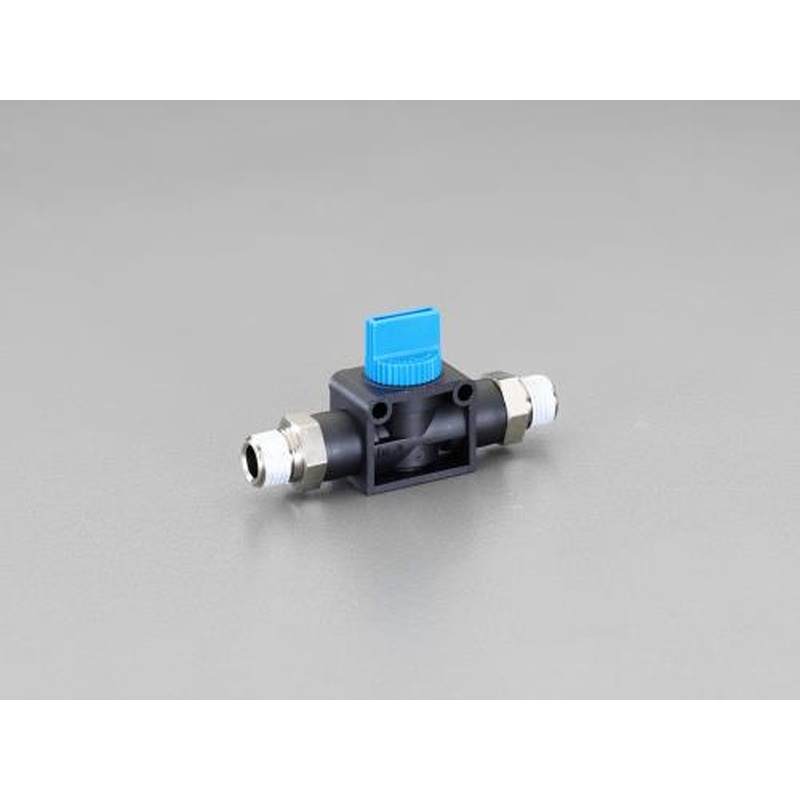 エスコ EA425SL-11 R1/8”xR1/8”開閉バルブ(残圧排気機能付) 1個（ご注文単位1個）【直送品】