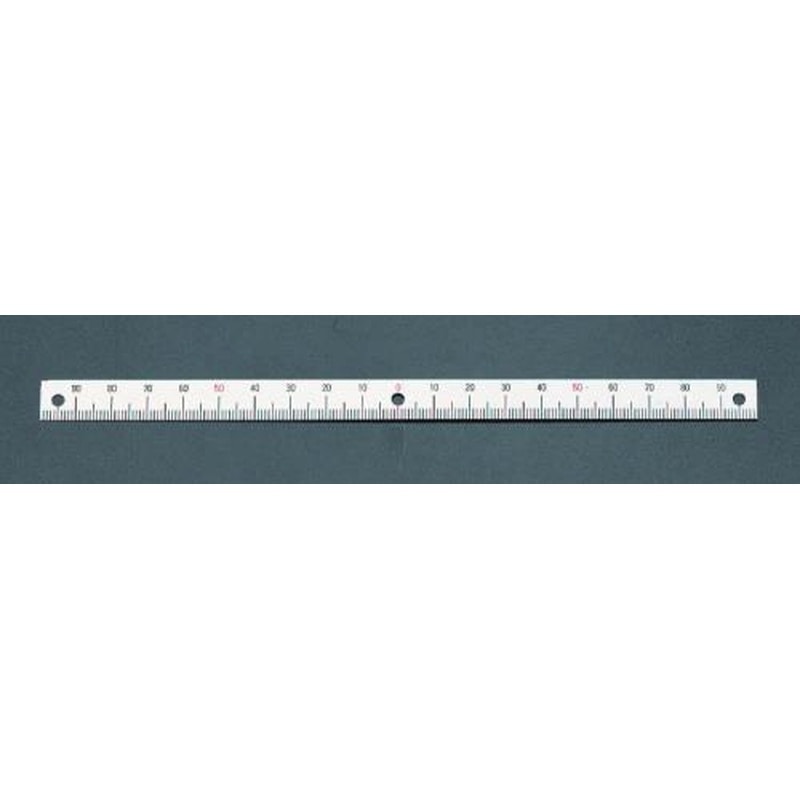 エスコ EA948J-123 500mm［中心振分/下目盛]スケール 1個（ご注文単位1個）【直送品】