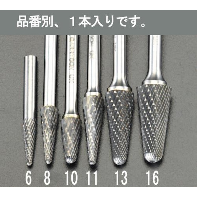 エスコ EA819JC-8 8x22mm/6mm軸超硬カッター 1個(ご注文単位1個)【直送品】
