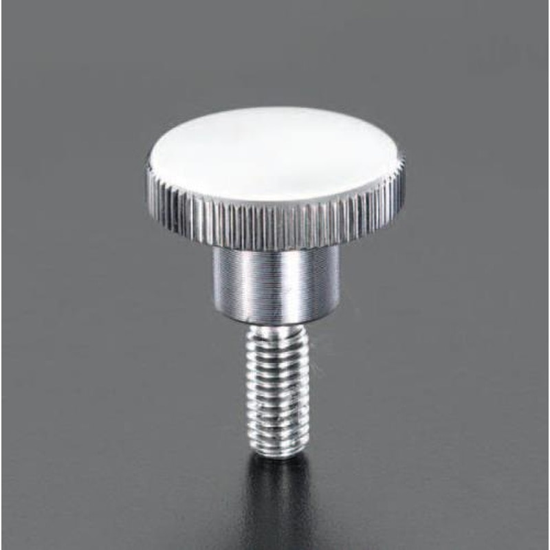 エスコ EA948BY-33 30xM8x30mm［ステンレス製]雄ねじノブ 1個（ご注文単位1個）【直送品】