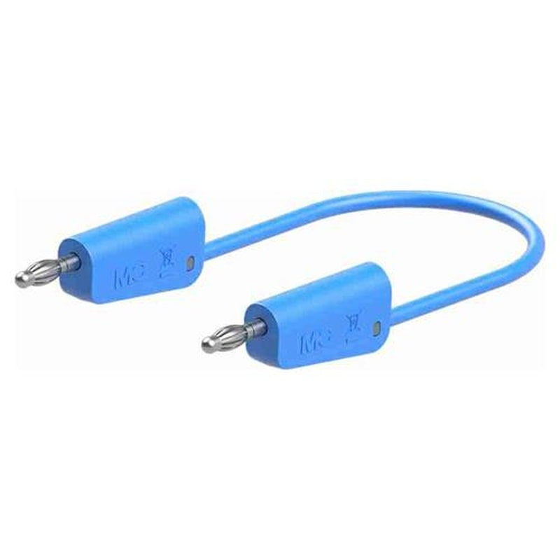 エスコ EA707NC-463 φ4mmx250mmテストリード(スタック接続/青) 1個（ご注文単位1個）【直送品】