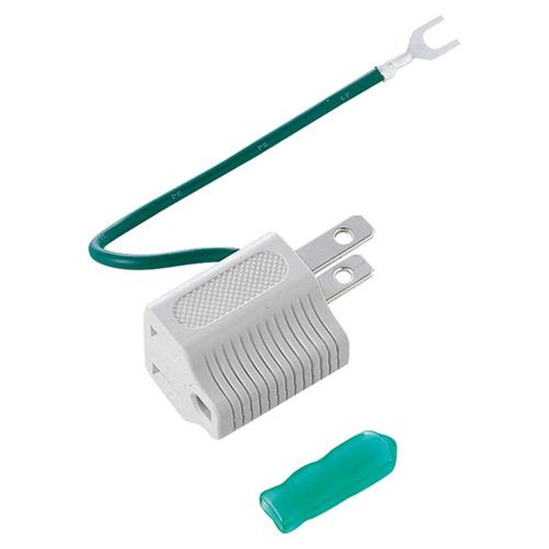 エスコ EA940BA-53AA 125V/15A3P→2P変換アダプター 1個(ご注文単位1個)【直送品】