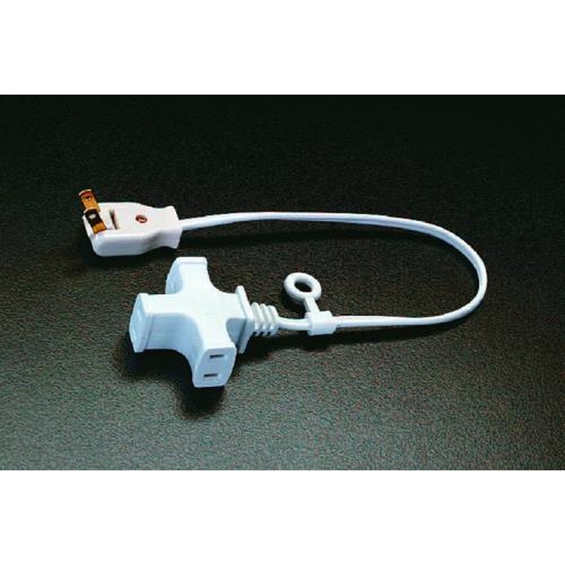 エスコ EA815GF-1 AC125V/15A/0.4mマルチタップ(コード付) 1個(ご注文単位1個)【直送品】