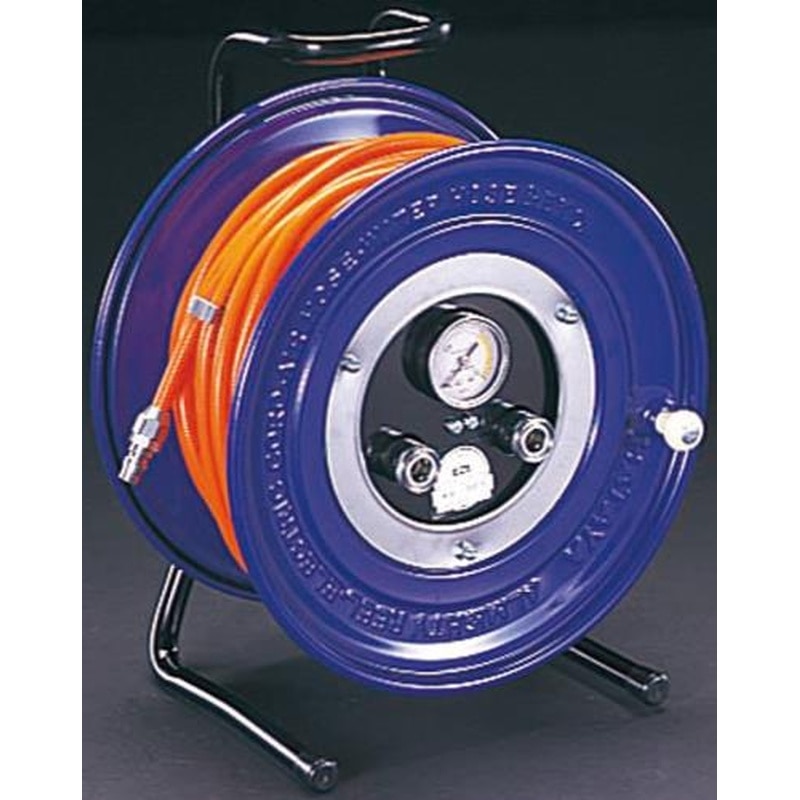 エスコ EA124BC 6.5mmx30mエアーホースリール 1個(ご注文単位1個)【直送品】
