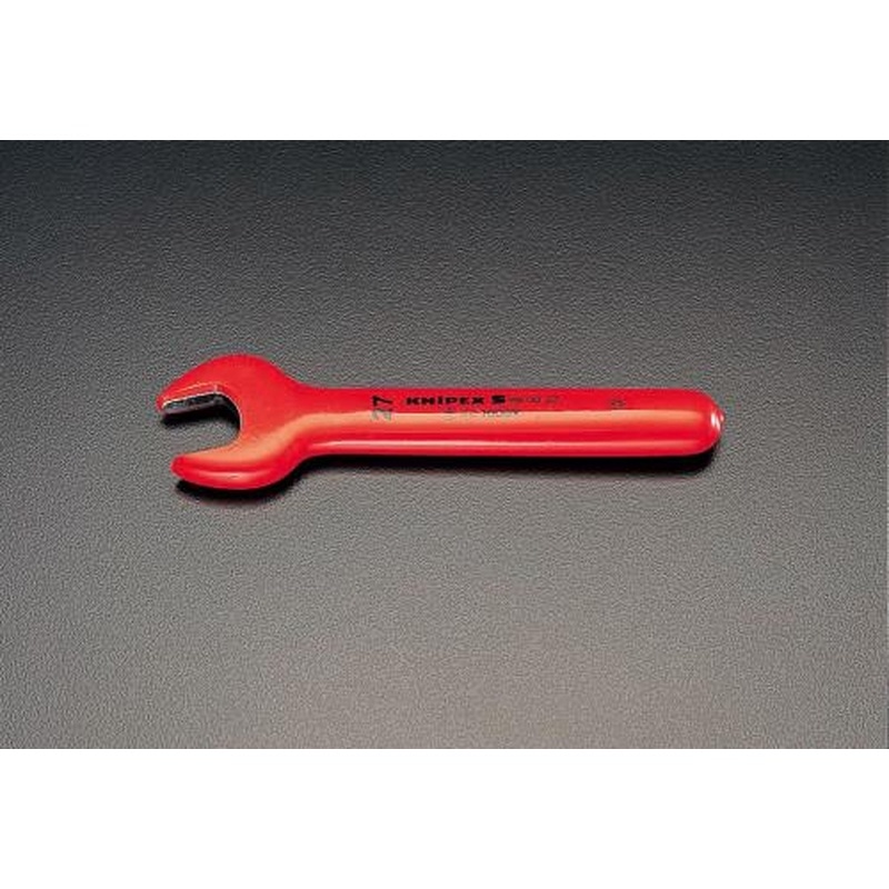 エスコ EA640LA-10 10mm片口スパナ(絶縁) 1個(ご注文単位1個)【直送品】