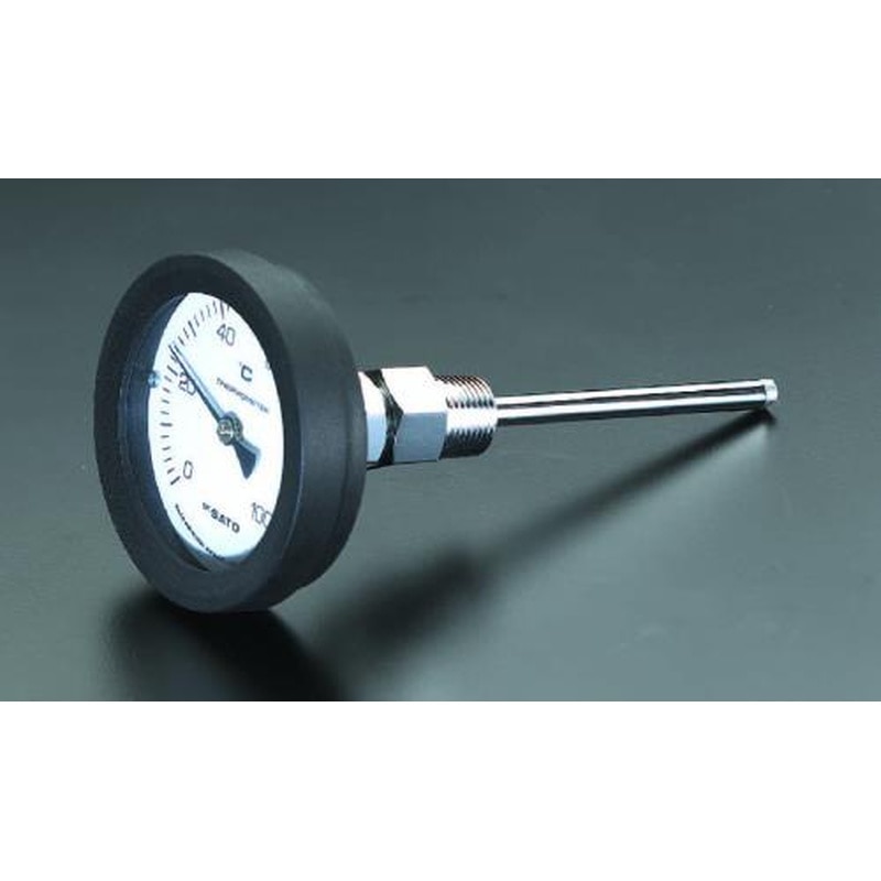 エスコ EA727A-11 0-150℃/50mmバイメタル式温度計 1個(ご注文単位1個)【直送品】