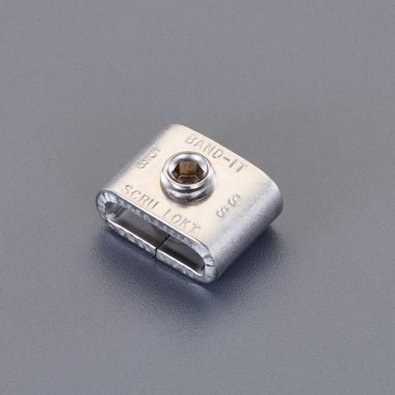 エスコ EA463ED-3 3/8”スクリューロックバックル(SS/50個) 1個(ご注文単位1個)【直送品】