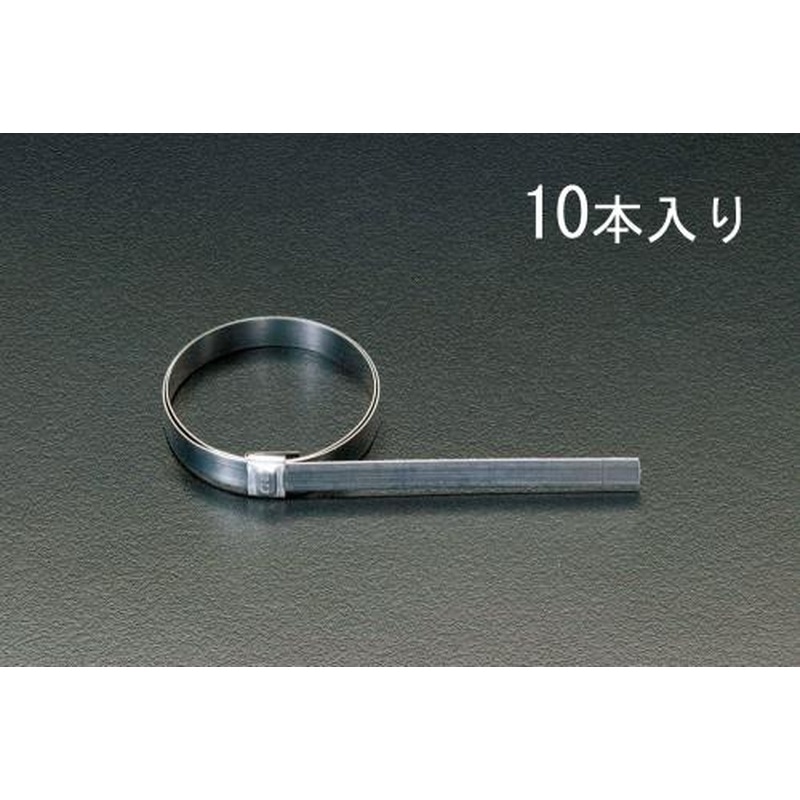 エスコ EA463BD-50 50mm二重クランプ・強力(ステンレス製/10個) 1個(ご注文単位1個)【直送品】
