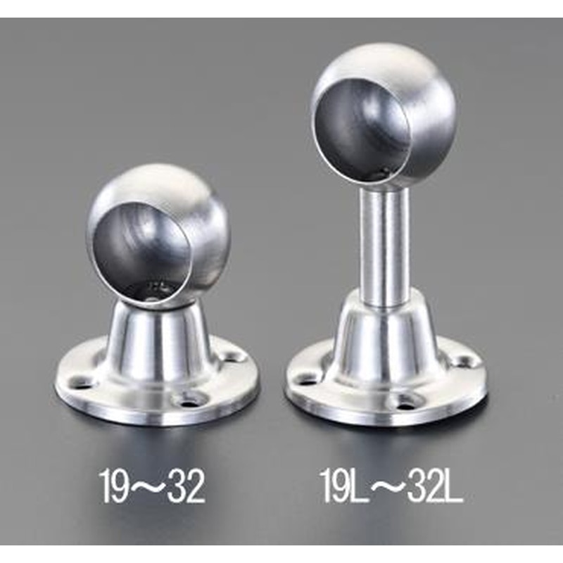 エスコ EA951EJ-32 74mm(32mm)ブラケット(ステンレス製) 1個（ご注文単位1個）【直送品】