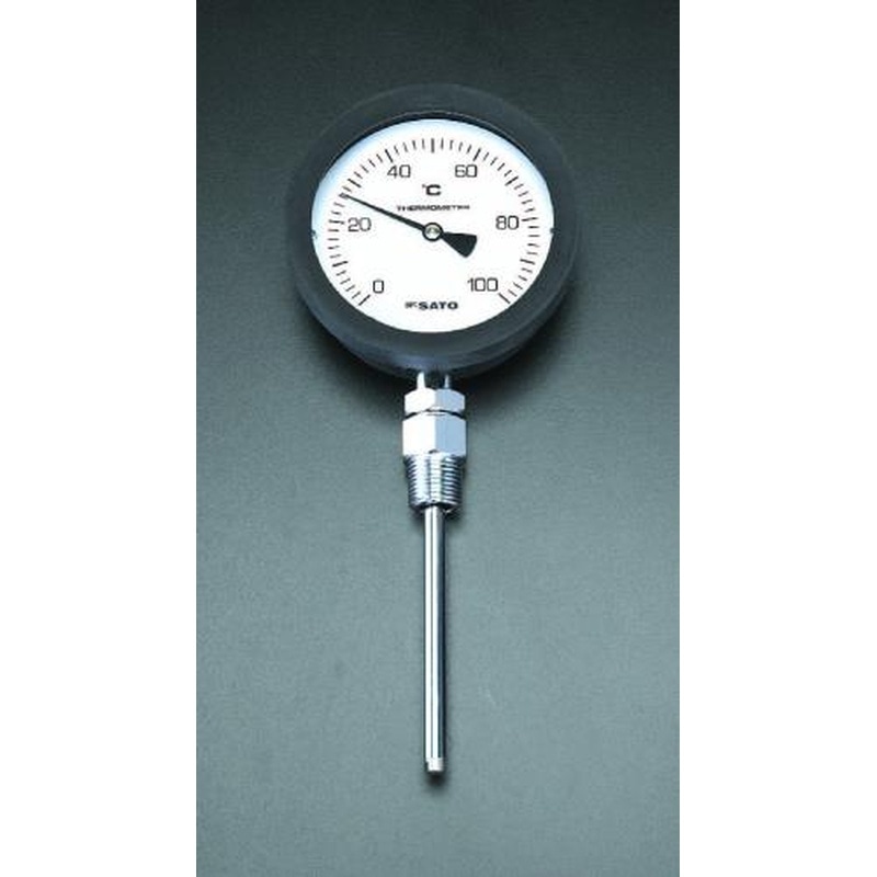 エスコ EA727AA-53 0-50℃/150mmバイメタル式温度計 1個（ご注文単位1個）【直送品】