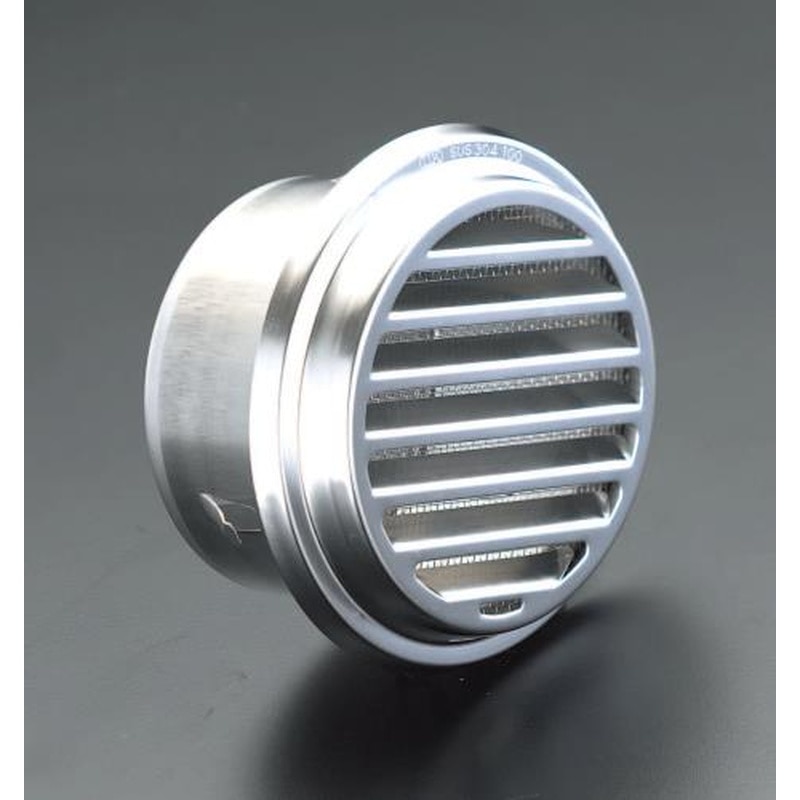エスコ EA997MA-14 145-160mm丸型ガラリ(ステンレス製) 1個（ご注文単位1個）【直送品】