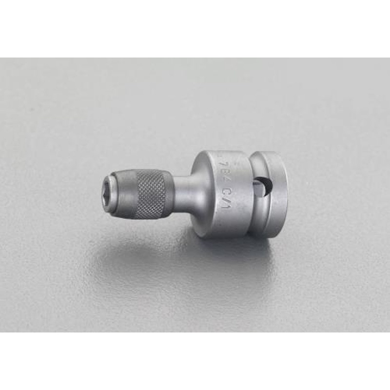 エスコ EA611AX-4B 5/16”Hex-1/2”DRクイックアダプター 1個(ご注文単位1個)【直送品】
