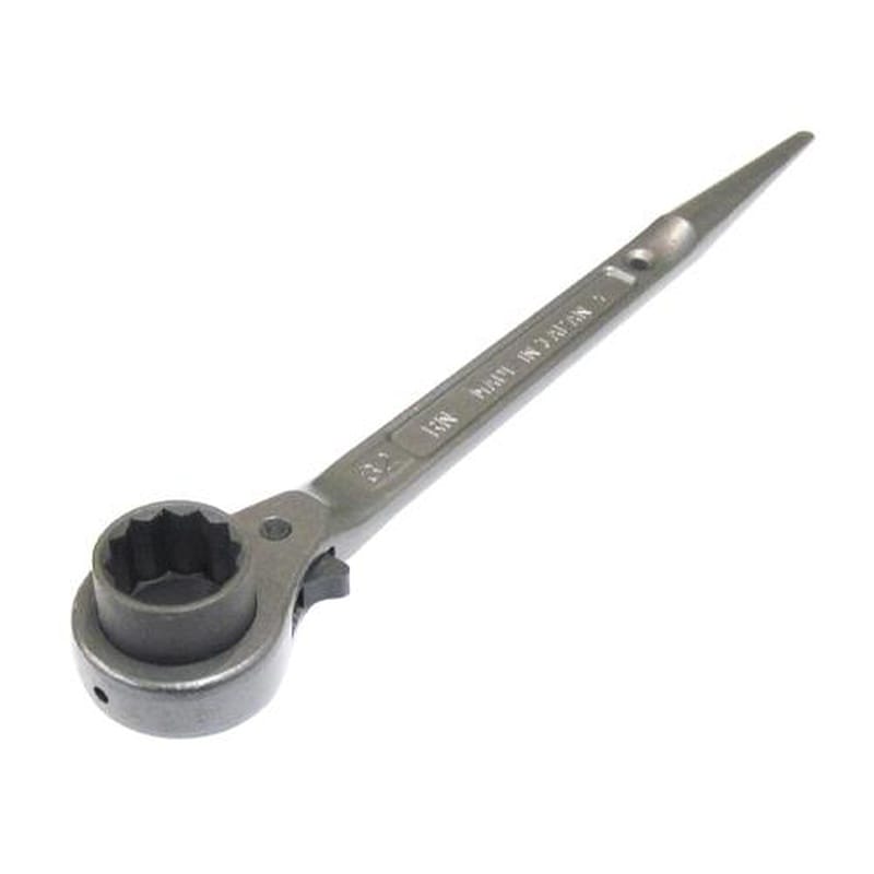 エスコ EA602AS-32 32mm/400mmラチェットレンチ(シノ付) 1個(ご注文単位1個)【直送品】