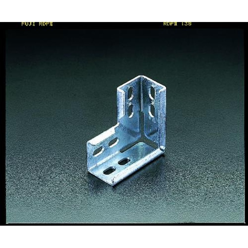 エスコ EA440AE-2 48x48x100x100mmアングル接続金具(ドブメッキ) 1個（ご注文単位1個）【直送品】