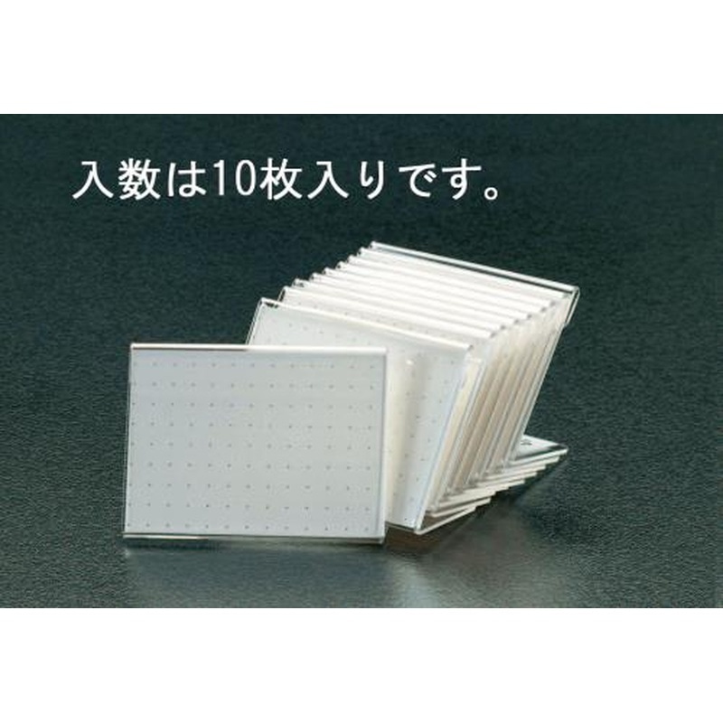 エスコ EA762GK-3 65x100mmカードホルダー(10個) 1個（ご注文単位1個）【直送品】