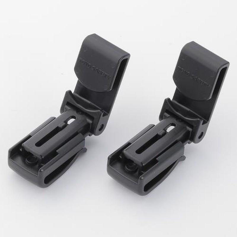 エスコ EA758CW-81 ヘッドライトベルトクリップ(ひさし用/2個) 1個(ご注文単位1個)【直送品】