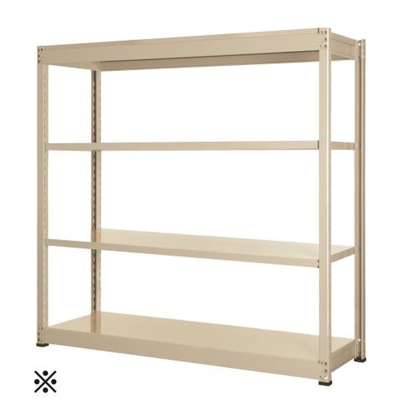 エスコ EA976DJ-150B 1490x450x1500mm/150kg/3段スチール棚 1個(ご注文単位1個)【直送品】