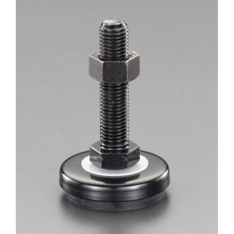 エスコ EA949H-46 φ60mm/M20x130mm/1000kgアジャストベース(スチール) 1個（ご注文単位1個）【直送品】