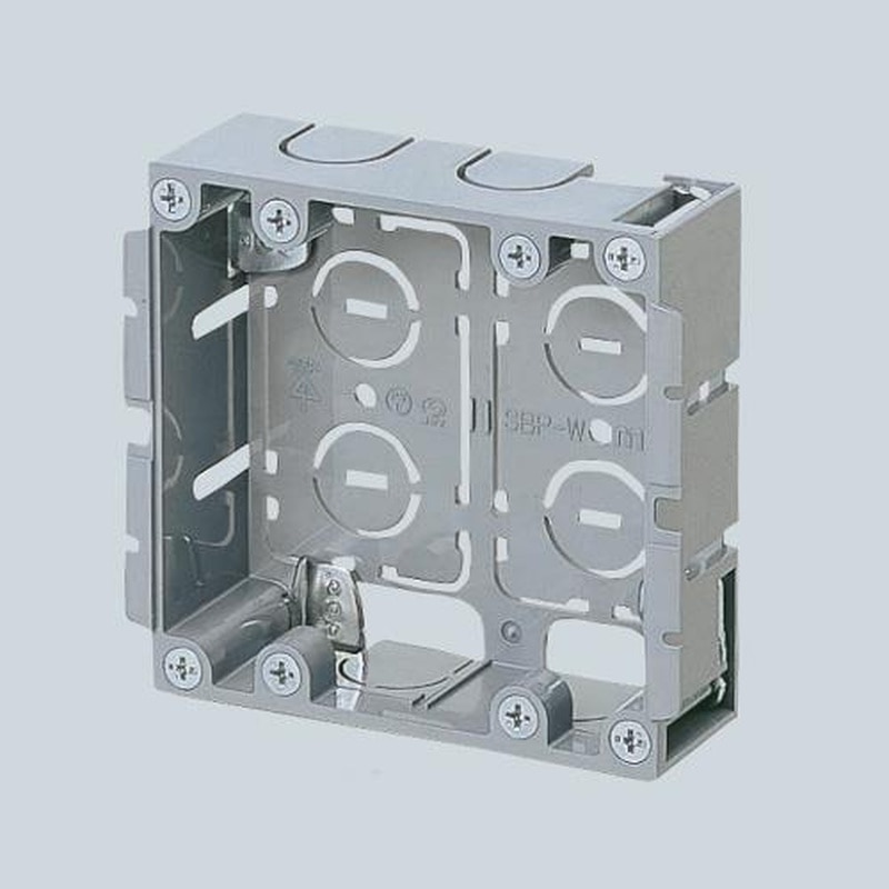 エスコ EA940CS-192 98x108x35mmパネルボックス(2個用) 1個(ご注文単位1個)【直送品】