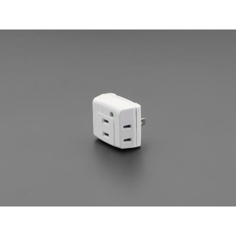 エスコ EA940CD-9 AC125V/15A3口タップ(雷サージ対応) 1個(ご注文単位1個)【直送品】