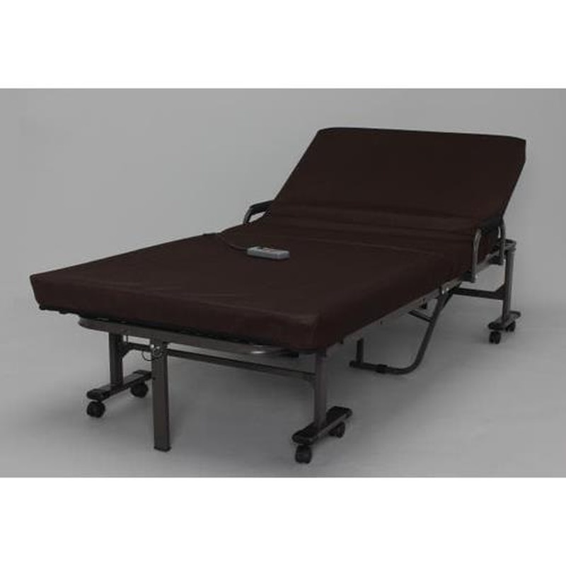 エスコ EA913YH-61A 870x1950x510mm電動リクライニングベッド(折畳式 1個(ご注文単位1個)【直送品】