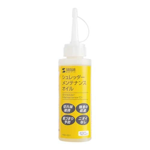 エスコ EA763ZD-121A 120ml シュレッダー用メンテナンスオイル 1本 (ご注文単位1本)【直送品】