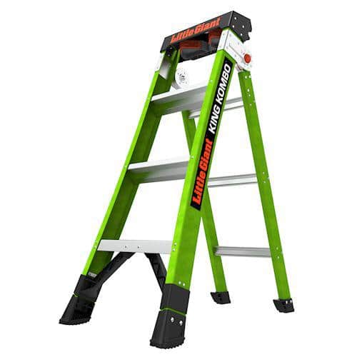 エスコ EA905EC-9 1.22m/3段 梯子兼用脚立(軽量) 1台 (ご注文単位1台)【直送品】