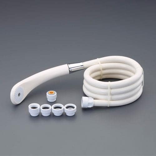 エスコ EA468BX-1C G1/2x1.6m シャワーホースセット(クリーム) 1組 （ご注文単位1組）【直送品】