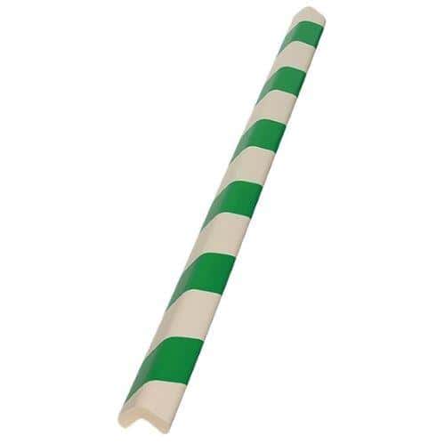 エスコ EA983F-67 48x48x900mm クッションガード(白・緑/2本) 1組 （ご注文単位1組）【直送品】
