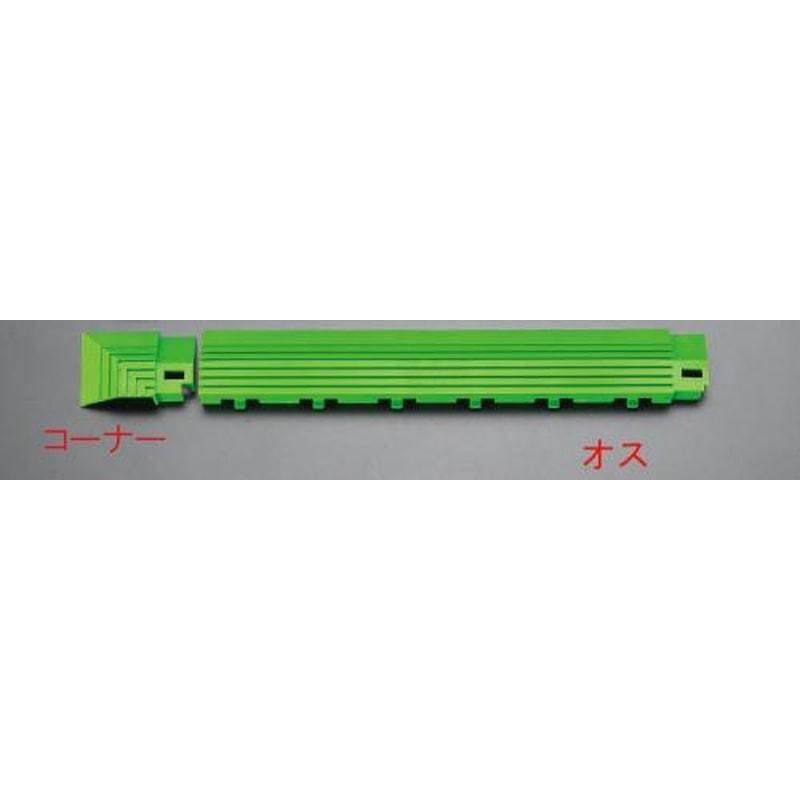 エスコ EA997RR-1 50x300x20mm中フチ(グリーン) 1個(ご注文単位1個)【直送品】