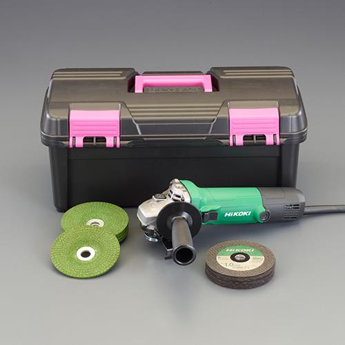 エスコ EA809BG-45 100mm/1160W 電気ディスクグラインダーセット 1セット （ご注文単位1セット）【直送品】