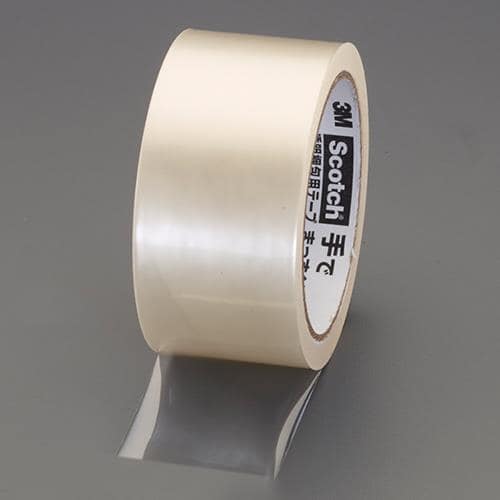 エスコ EA943KD-1A 48mmx35m 梱包用手切れ粘着テープ(透明) 1個 (ご注文単位1個)【直送品】
