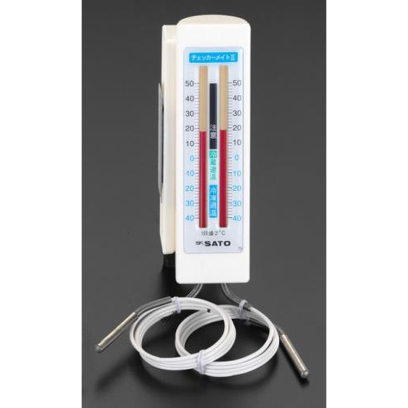 エスコ EA722CB-10A -40゜C~50゜C冷蔵庫温度計 1個(ご注文単位1個)【直送品】
