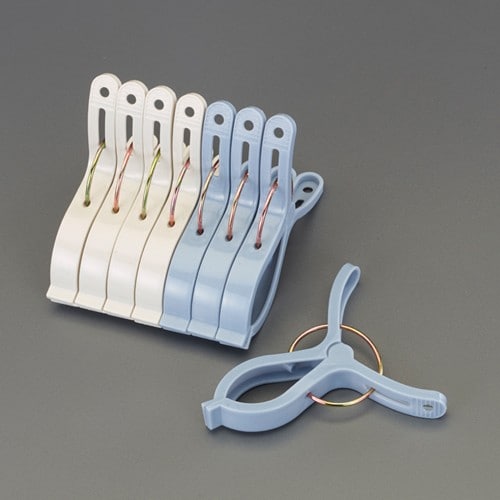 エスコ EA928CD-22A 竿ピンチ(8個) 1袋 (ご注文単位1袋)【直送品】