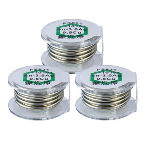 エスコ EA310D-132 φ1.0mm/1m 鉛フリーはんだ(3個) 1袋 (ご注文単位1袋)【直送品】
