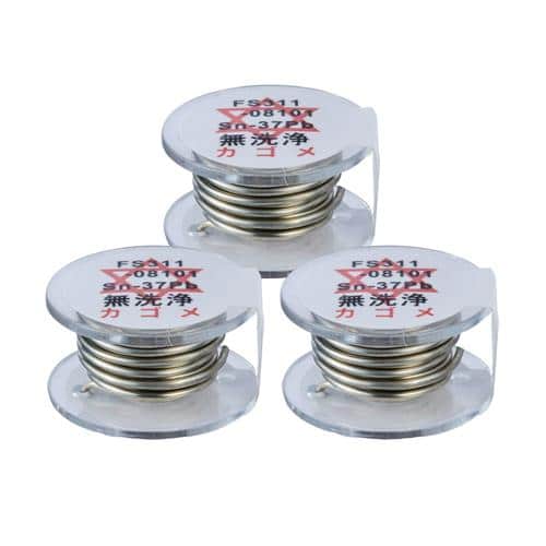 エスコ EA310D-222 φ0.8mm/1m 鉛入りはんだ(3個) 1袋 (ご注文単位1袋)【直送品】