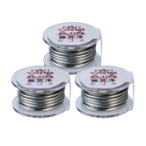 エスコ EA310D-232 φ1.0mm/1m 鉛入りはんだ(3個) 1袋 (ご注文単位1袋)【直送品】