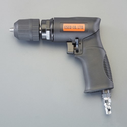 エスコ EA158SH-1A 10mm/1、800rpm エアードリル(正逆転付) 1台 (ご注文単位1台)【直送品】