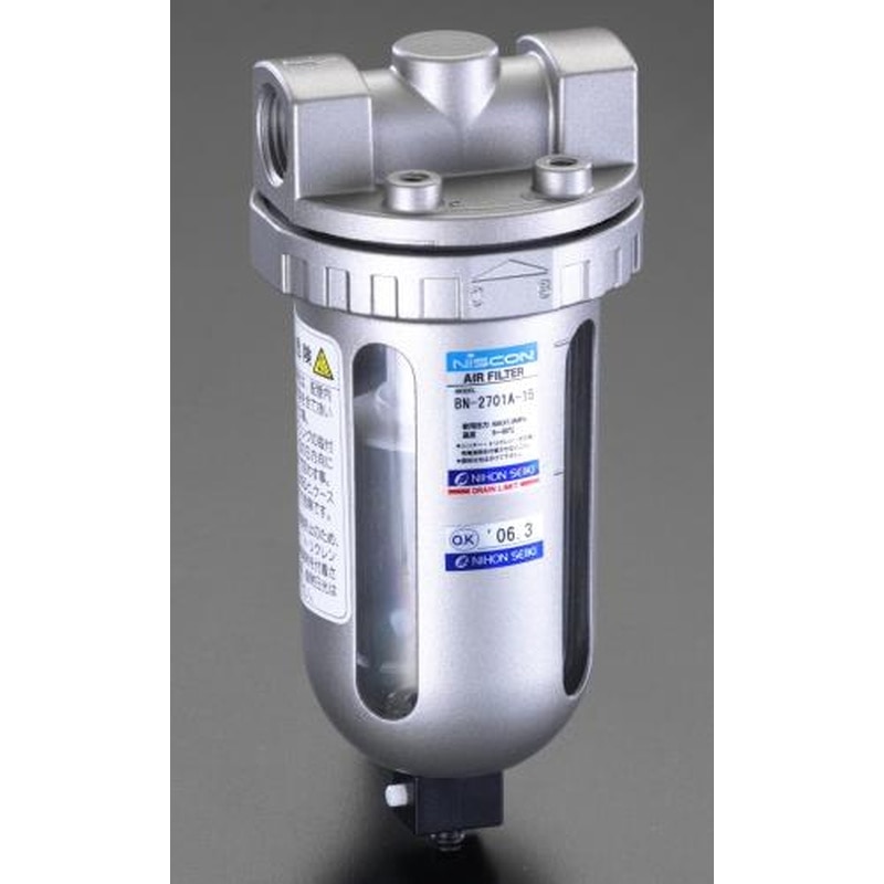 エスコ EA153CB-22 Rc1/4”エアーフィルター 1個（ご注文単位1個）【直送品】