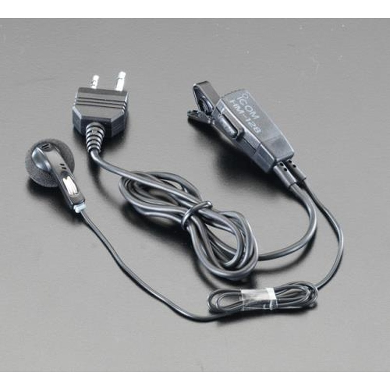エスコ EA790AF-107 イヤホンマイク(ライトユース用) 1個（ご注文単位1個）【直送品】