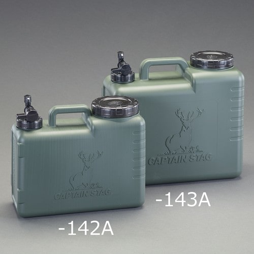 エスコ EA913VL-142A 10L ウォータータンク(オリーブ) 1個 （ご注文単位1個）【直送品】