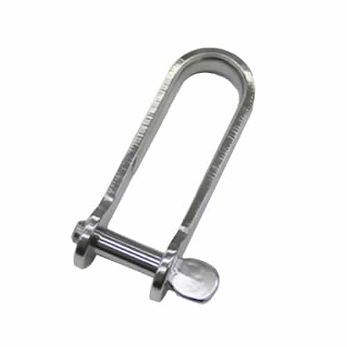 エスコ EA638DD-39 8.0mm ねじ式ロングシャックル(ステンレス製) 1個 （ご注文単位1個）【直送品】
