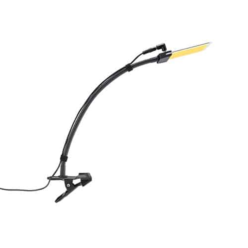 エスコ EA761XB-121 AC100-240V/15.3W 照明灯/LED(クリップ式/黒) 1個 (ご注文単位1個)【直送品】