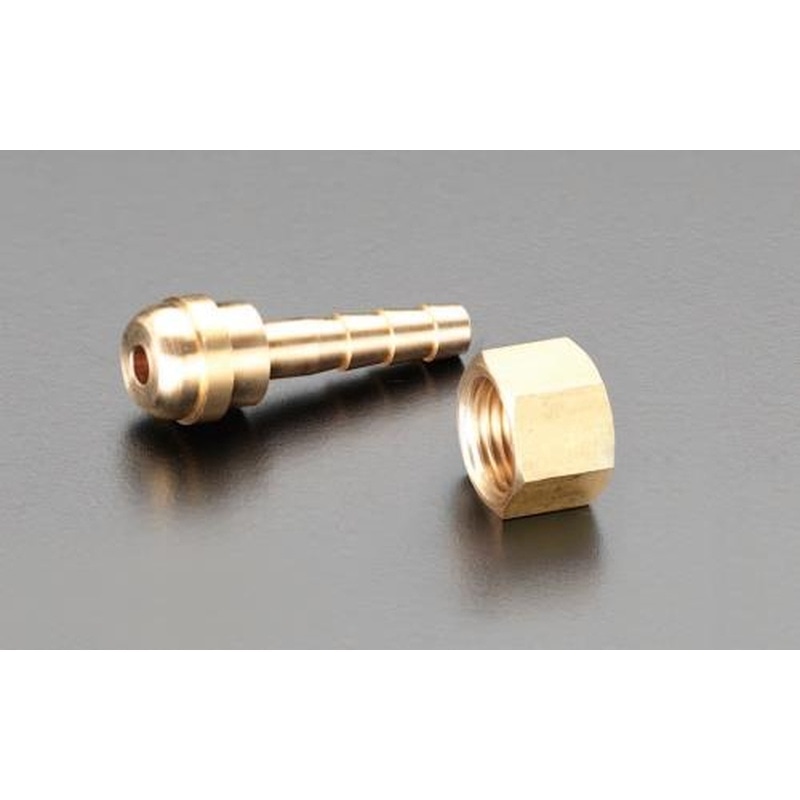 エスコ EA300-105 5mm溶接ホース用ステム(右ねじ) 1個（ご注文単位1個）【直送品】