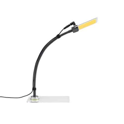 エスコ EA761XB-125 AC100-240V/15.3W デスクスタンド/LED(黒) 1個 (ご注文単位1個)【直送品】